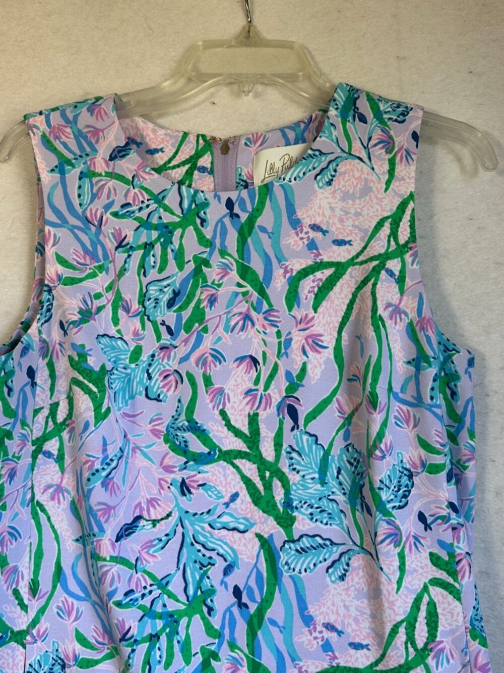Lilly Pulitzer Edita Shift Dress Sz 4 Multi Seacret Escape Engineered tassled - Picture 2 of 8